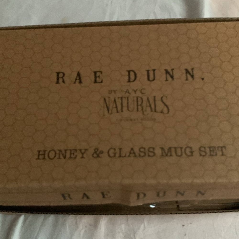 New Rae Dunn glass mug‎ - Picture 2 of 4